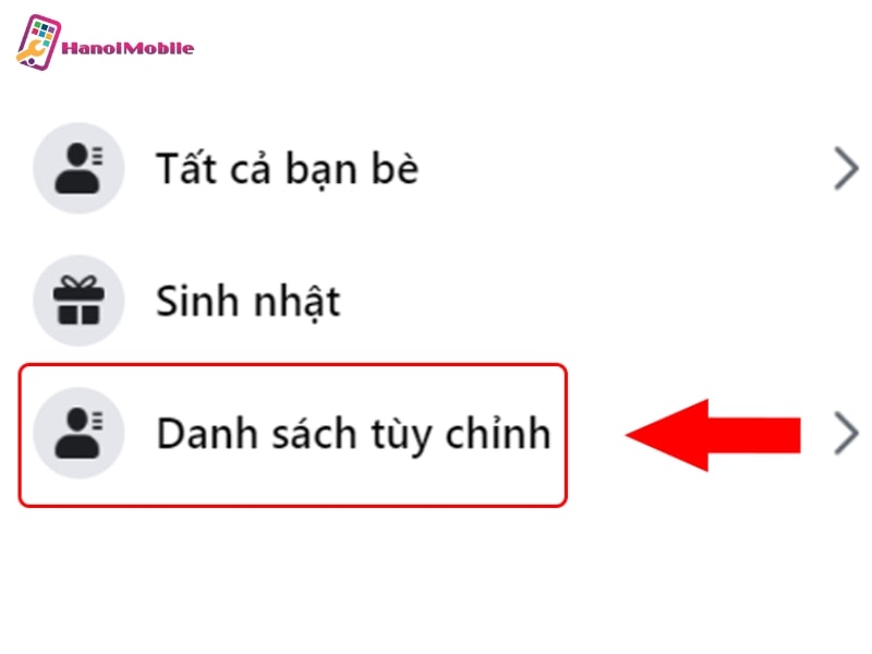 Cách xem bạn bè trong danh sách bị hạn chế